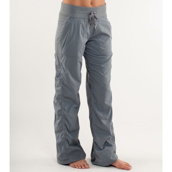 Lululemon Unlined Studio Pants Grey Athleisure Athletic Size 4 - Picture 2 of 8